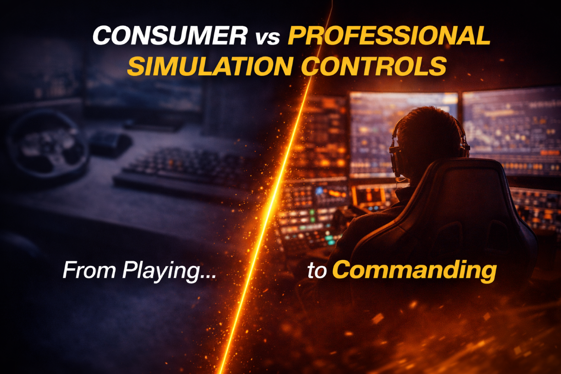 Consumer vs Professional Simulation Controls: What’s the Real Difference?