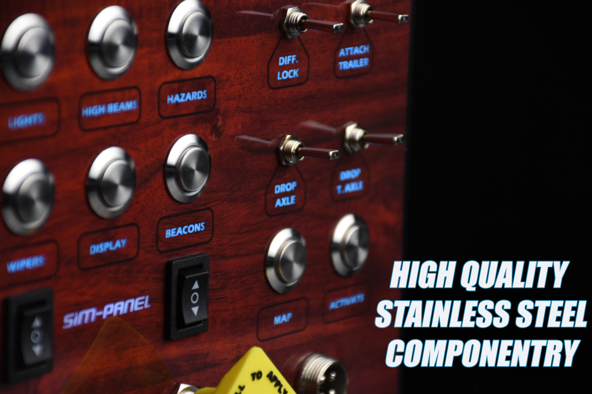 HIGHEST QUALITY STAINLESS STEEL PUSHBUTTONS AND COMPONENTRY!